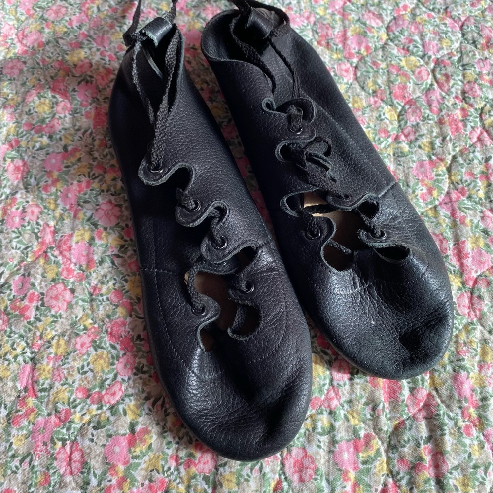 ANGELO LUZIO GHILLIE JAZZ LACE SHOES (288) SIZE 4.5